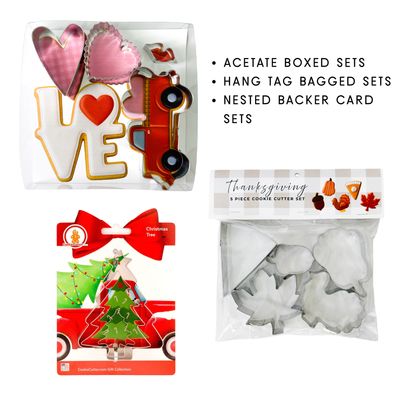Retail Ready Box, Hang Tag, or Backer Card Sets