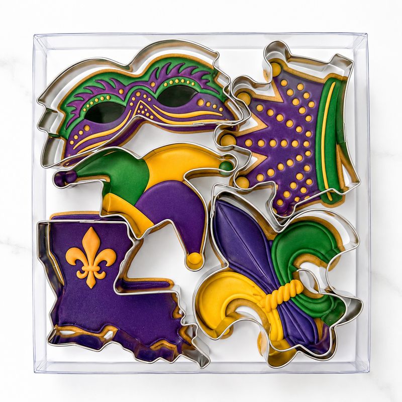Mardi Gras 6 Pc Box Set L9020 Mardi Gras 6 Pc Box Set L9020