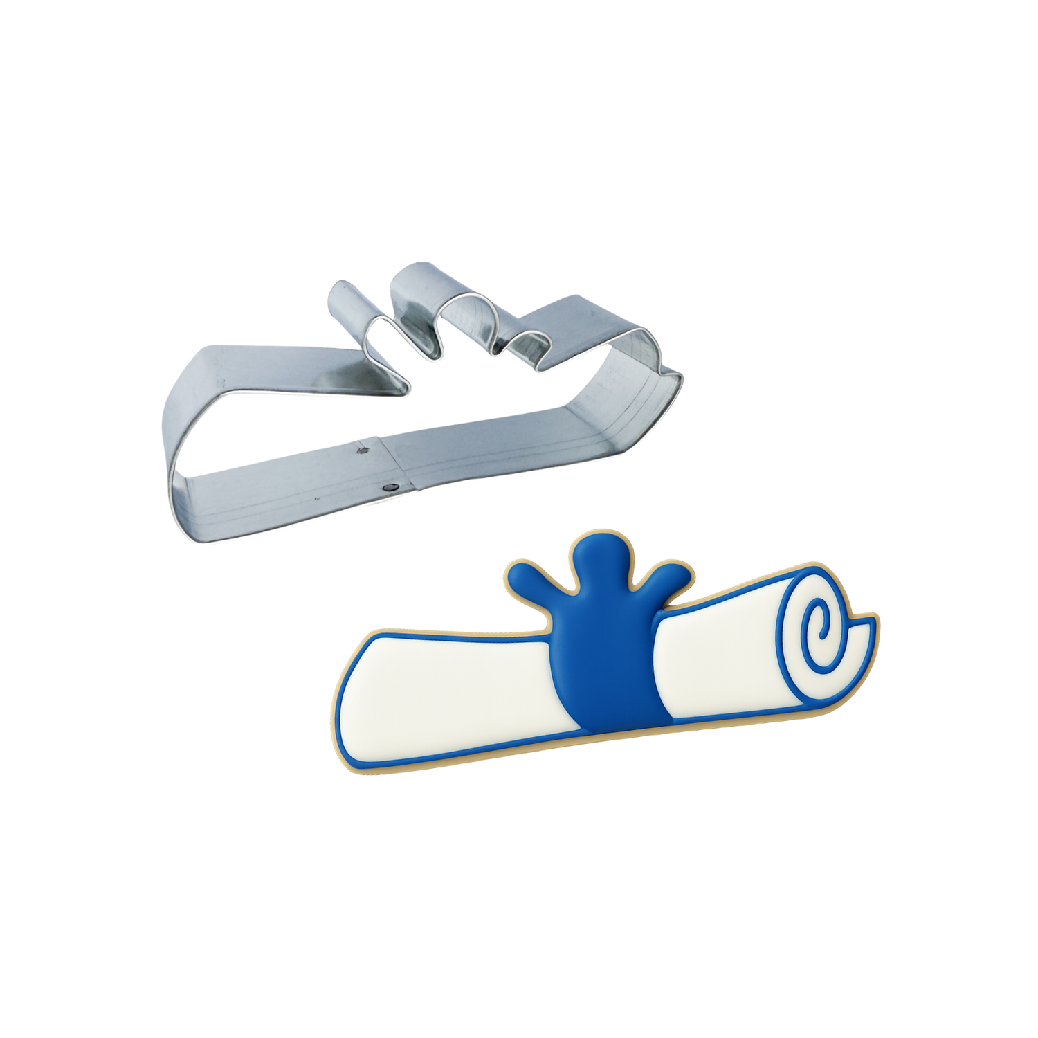 Diploma Cookie Cutter 4 in B1467 Diploma cookie cutter