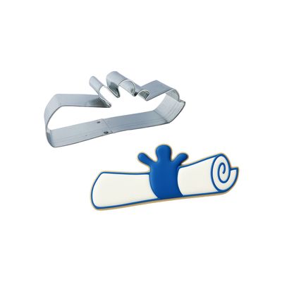Diploma cookie cutter