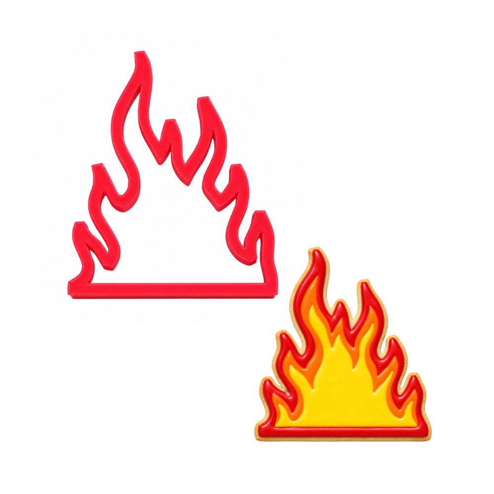 Fire Flames Cookie Cutter 3.6 in PC0199