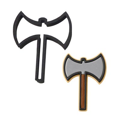 Battle Axe Cookie Cutter 4 in PC0279 Battle Axe Cookie Cutter 4 in PC0279