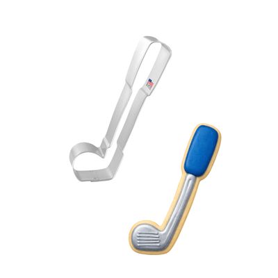 Golf Club Cookie Cutter 4 In. B1407 Golf Club Cookie Cutter 4 In. B1407