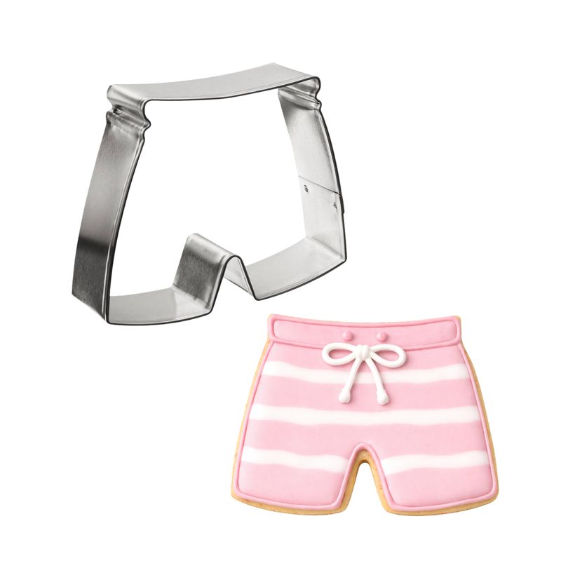 Swimming Trunks Cookie Cutter 3.5 in B1550 Swimming Trunks Cookie Cutter 3.5 in B1550