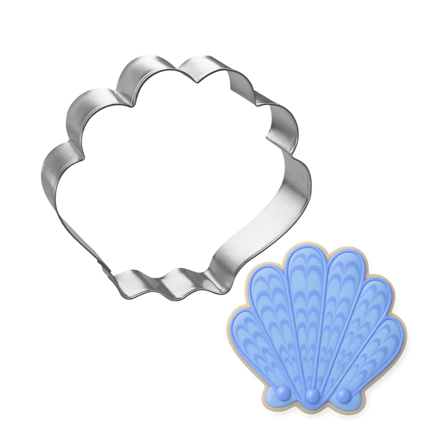 Seashell Cookie Cutter 3.5 in B1538