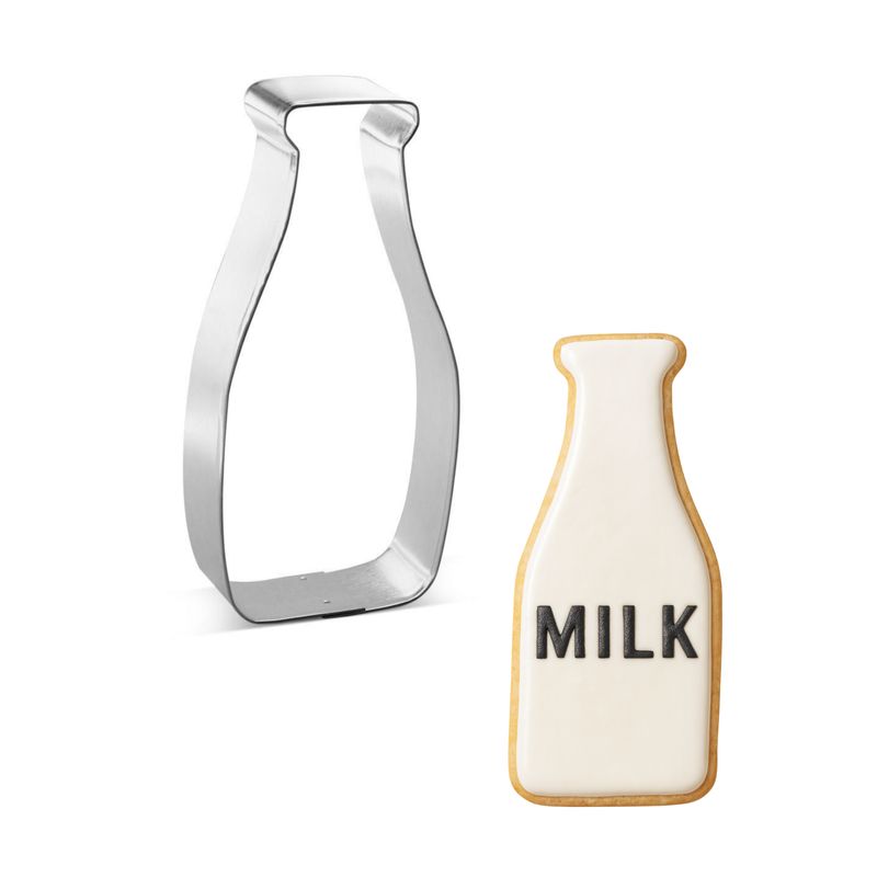 Milk Bottle Cookie Cutter 4.75 in B1485 Milk Bottle Cookie Cutter 4.75 in B1485