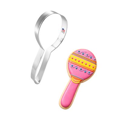 Maraca Cookie Cutter 5.5 in B1747 Maraca Cookie Cutter 5.5 in B1747