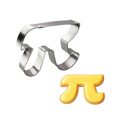 Pi Symbol/Mathematical Infinity Cookie Cutter 4 in B1557 Pi Symbol/Mathematical Infinity Cookie Cutter 4 in B1557
