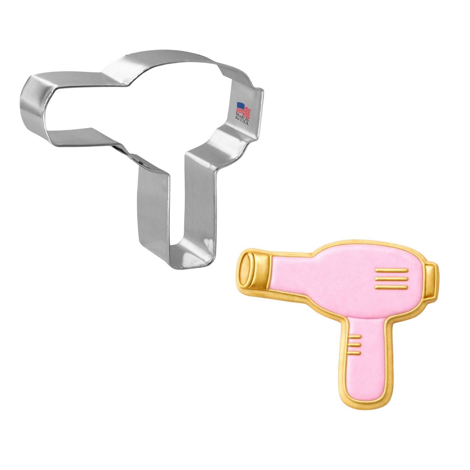 Hair Dryer Cookie Cutter 2.75 in B1725