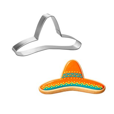 Sombrero Cookie Cutter 4.75 in B1746 Sombrero Cookie Cutter 4.75 in B1746