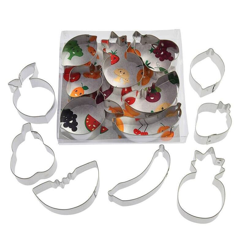 Fruit Cookie Cutter 7 Pc Set B1486 Fruit Cookie Cutter 7 Pc Set B1486