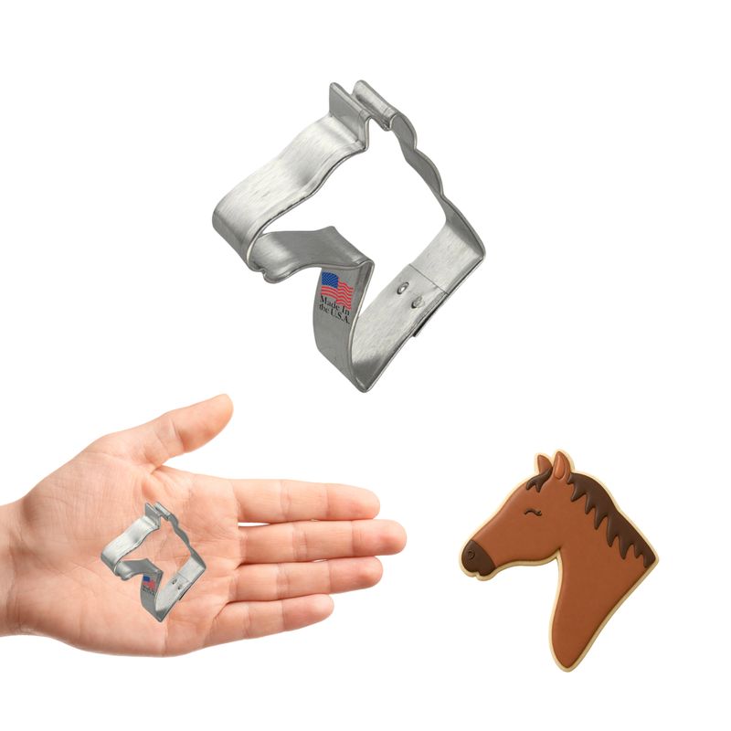 Mini Horse Head Cookie Cutter 1.5 in M105