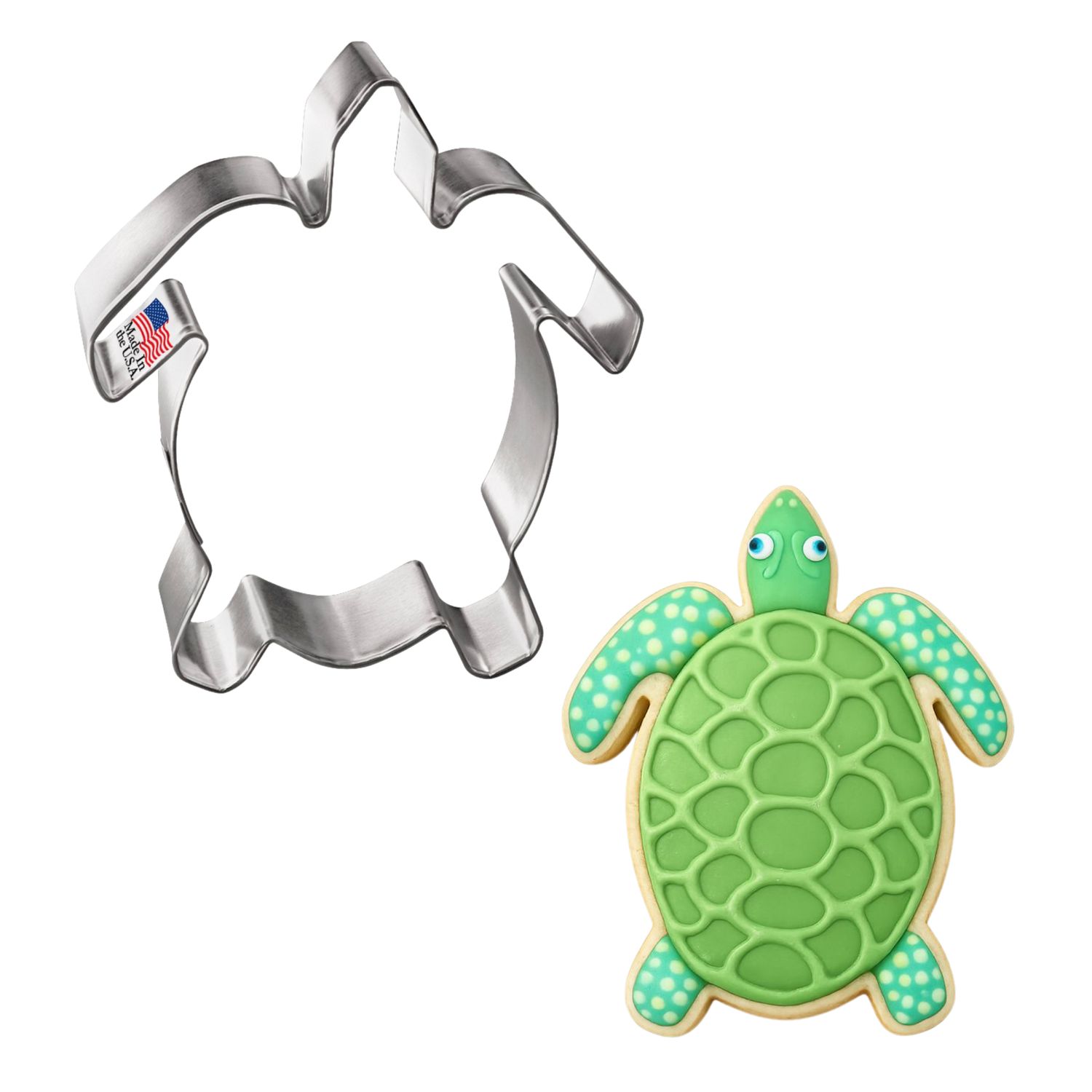 Sea Turtle Cookie Cutter 4 in B1490