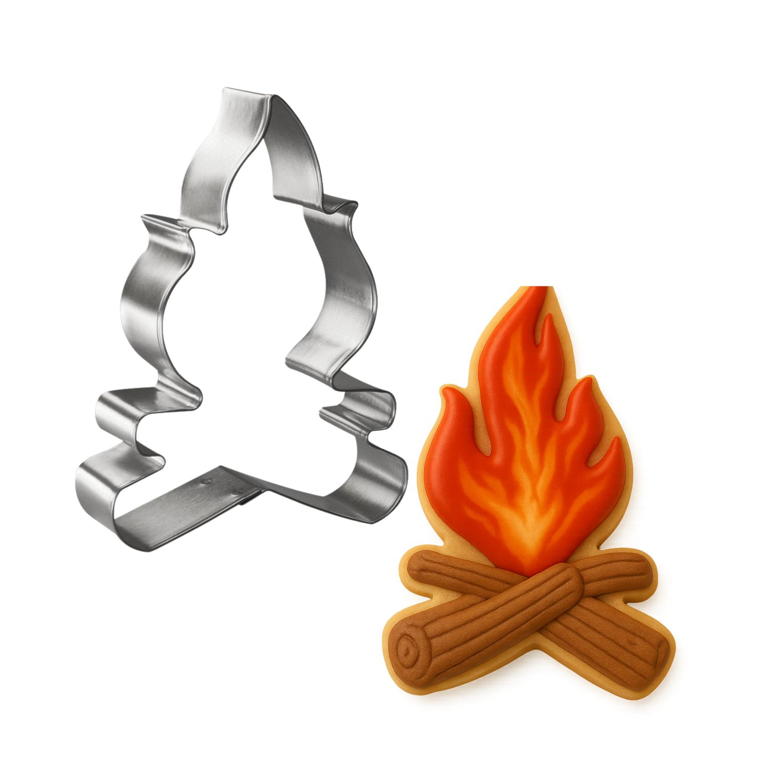 Campfire Cookie Cutter 4 in B1568