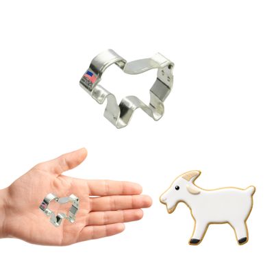 Miniature Goat Cookie Cutter 1.75 in M55 Miniature Goat Cookie Cutter 1.75 in M55