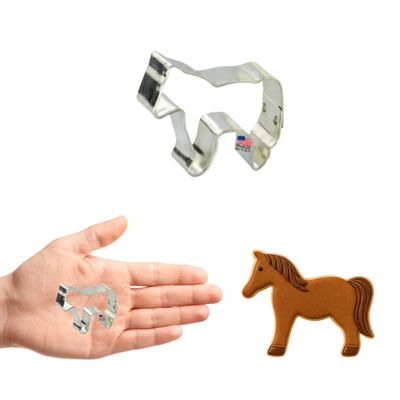 Mini Horse Cookie Cutter 1.75 in M41 Mini Horse Cookie Cutter 1.75 in M41