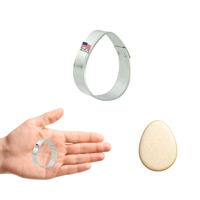 Mini Egg Cookie Cutter 1.5 in M97 Mini Egg Cookie Cutter 1.5 in M97