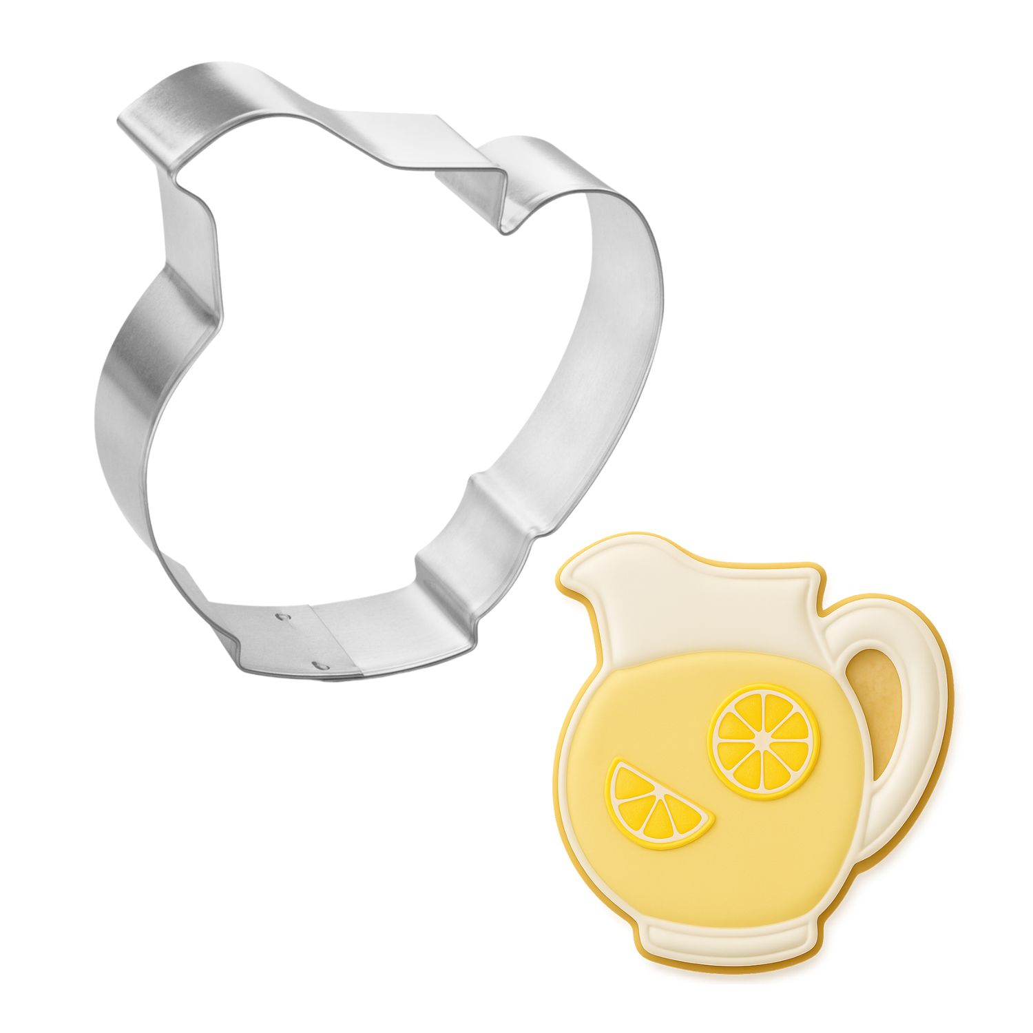 Juice Lemonade Pitcher Cookie Cutter 3.5 in B1137 Juice Lemonade Pitcher Cookie Cutter 3.5 in B1137