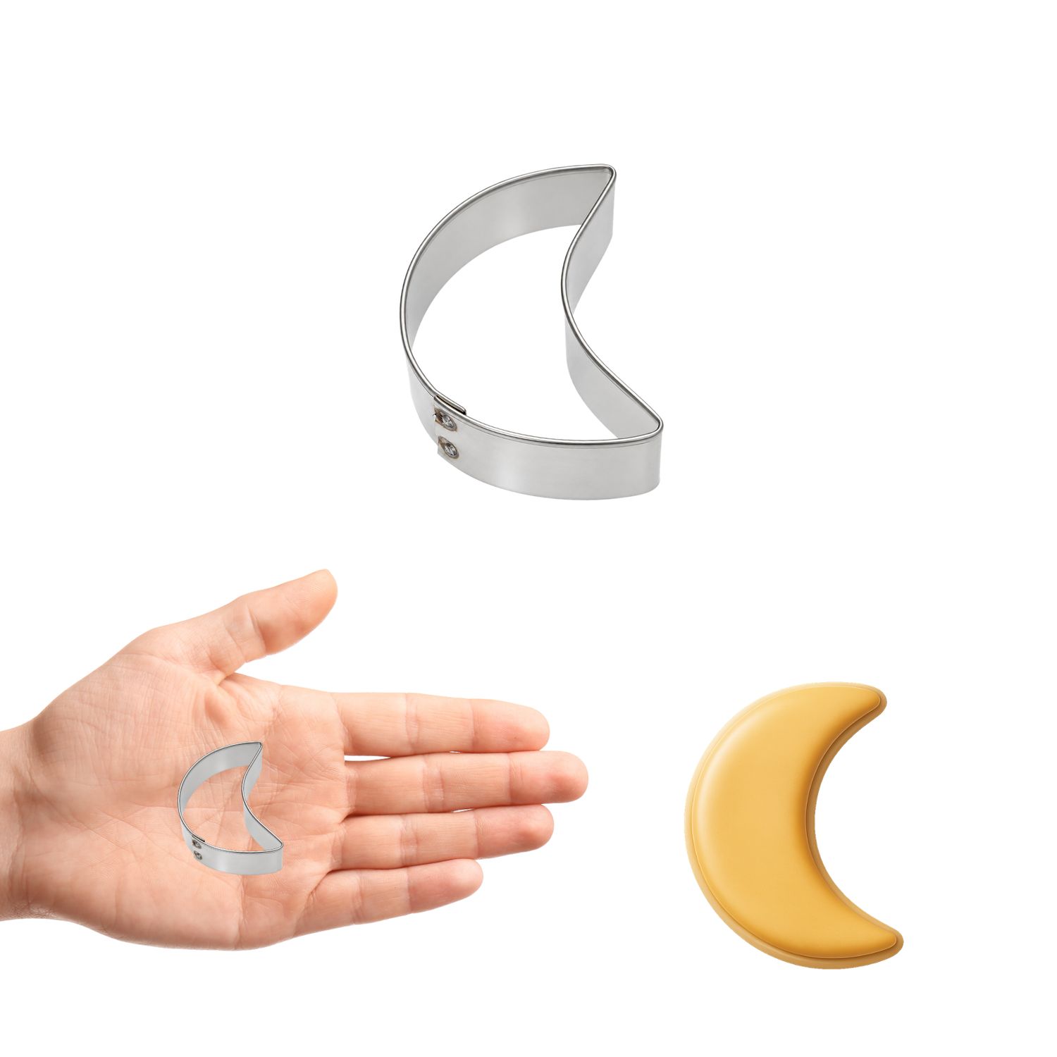 Mini Crescent Moon Cookie Cutter 1.25 in M139