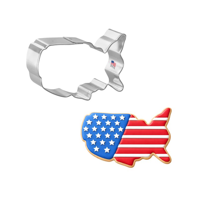 USA Map Cookie Cutter 3 in B771 USA Map Cookie Cutter 3 in B771