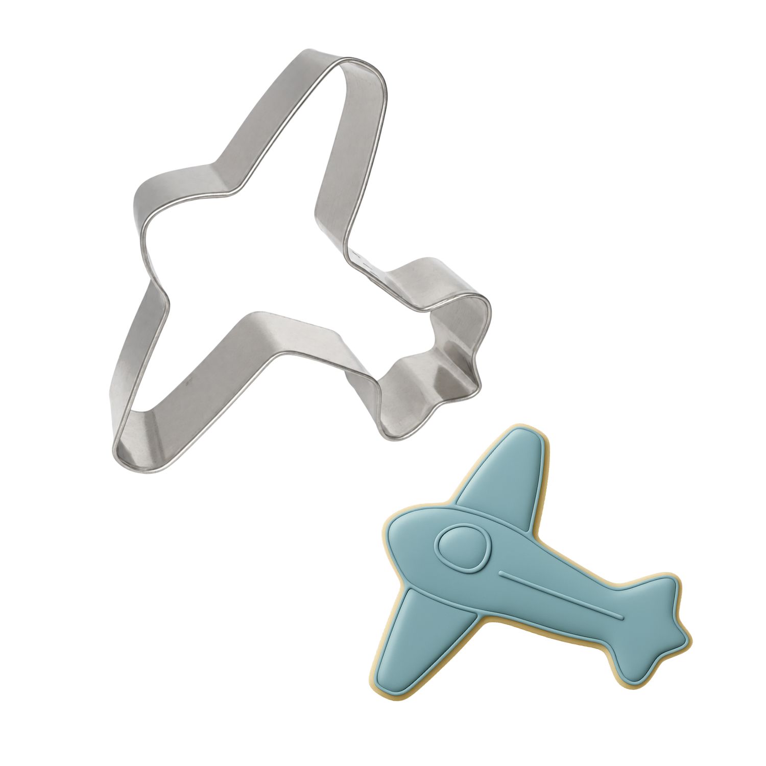 Airplane Cookie Cutter 3.75 in B919 Airplane Cookie Cutter 3.75 in B919