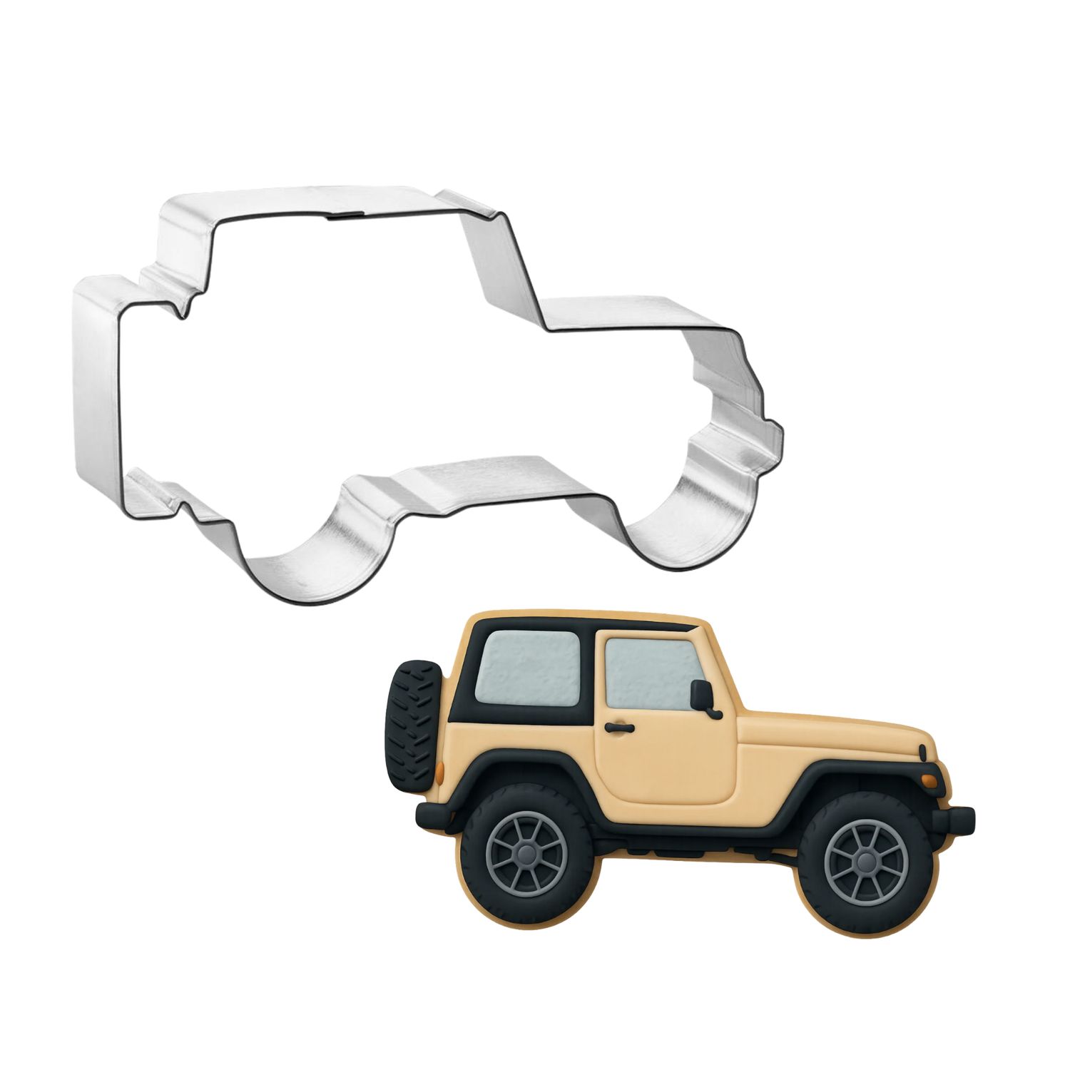 SUV Military Off-Road Vehicle Cookie Cutter 4.25 in B1534