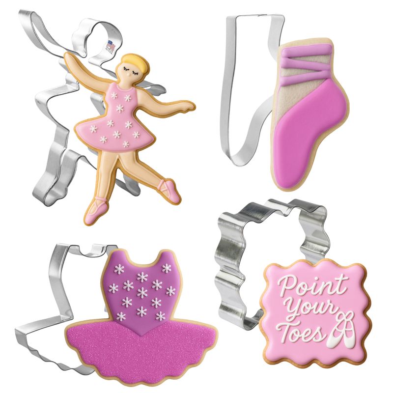 Ballet Nutcracker Cookie Cutter 4 Pc Set HS0475 Ballet Nutcracker Cookie Cutter 4 Pc Set HS0475