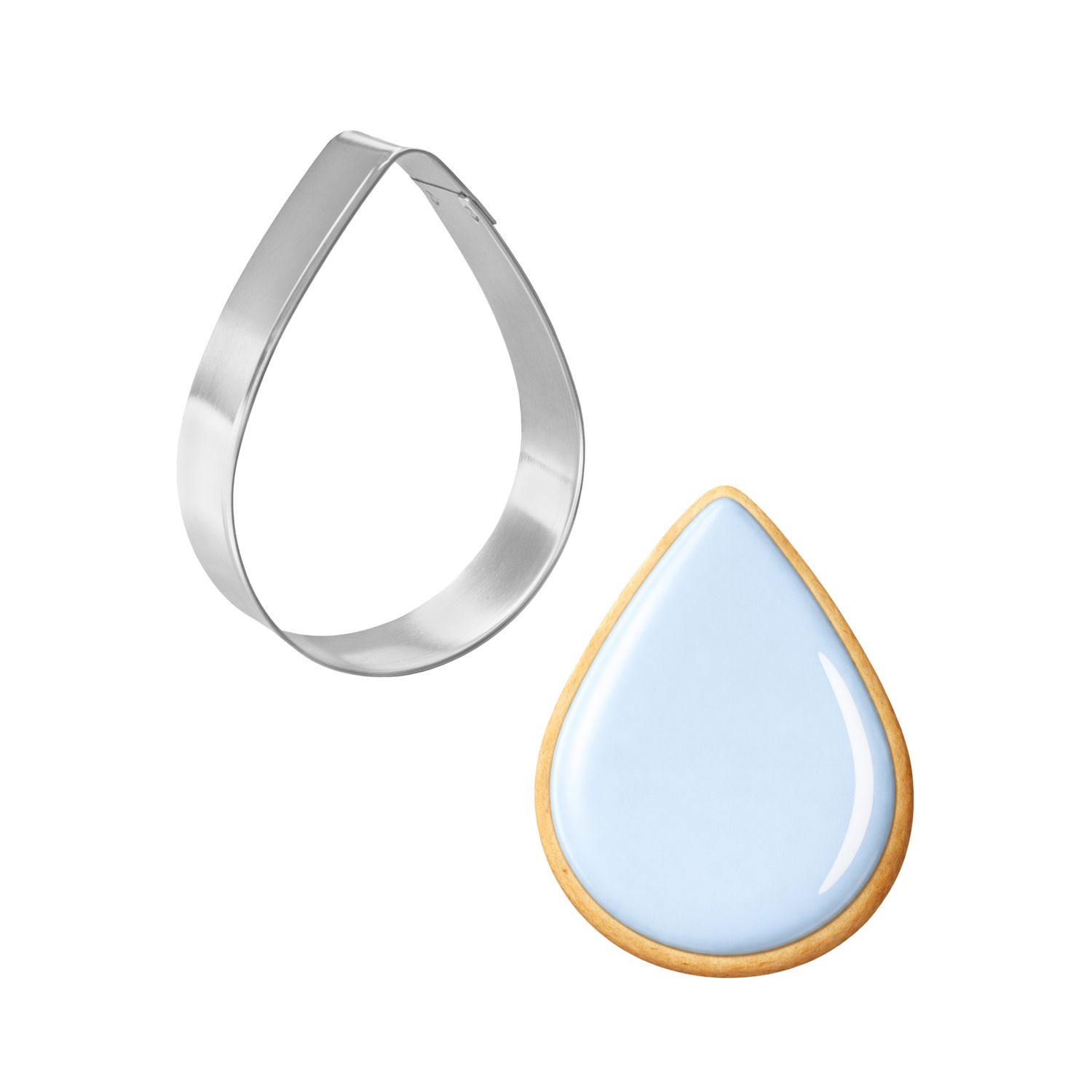 Teardrop Cookie Cutter 3 7/8 in B1244