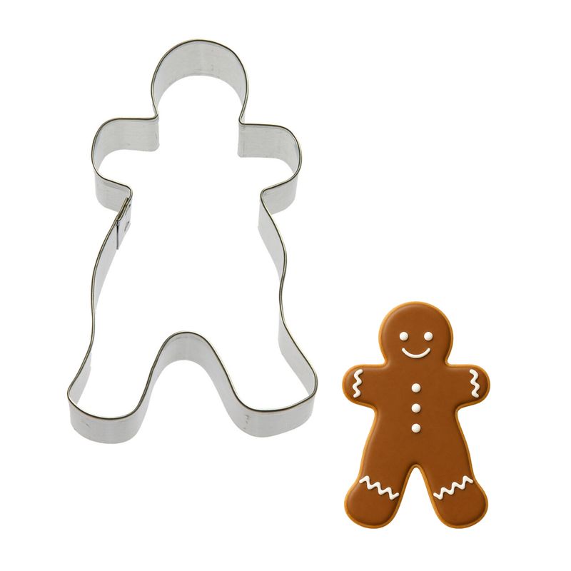 Primitive Gingerbread Boy Cookie Cutter 4.5 in B1166 Primitive Gingerbread Boy Cookie Cutter 4.5 in B1166