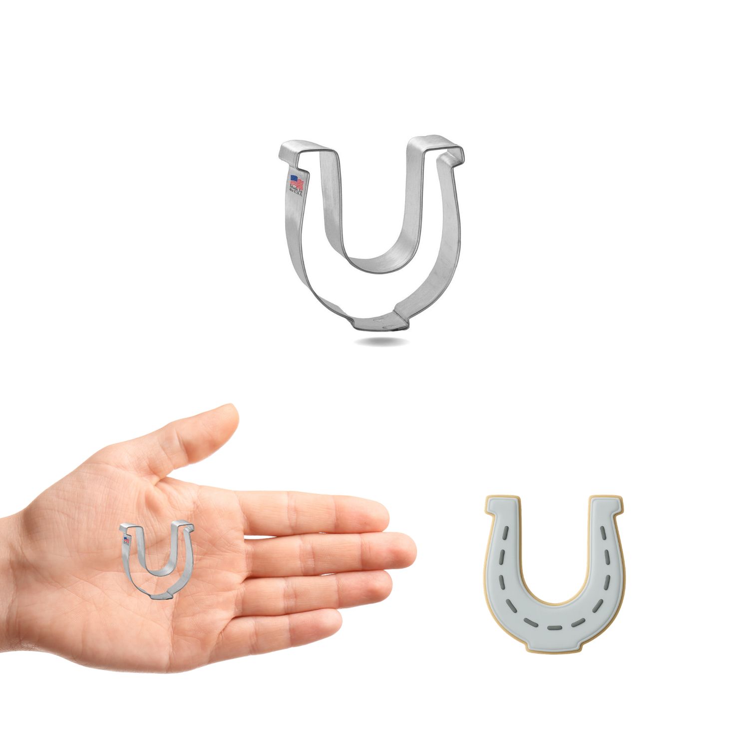 Mini Horseshoe Cookie Cutter 2 in M195