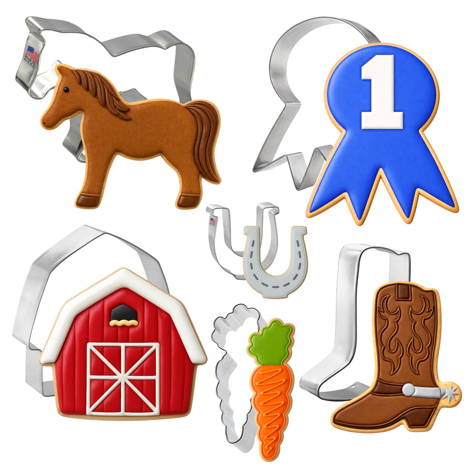 Horse Essentials Cookie Cutter Set 6 Pc L9048