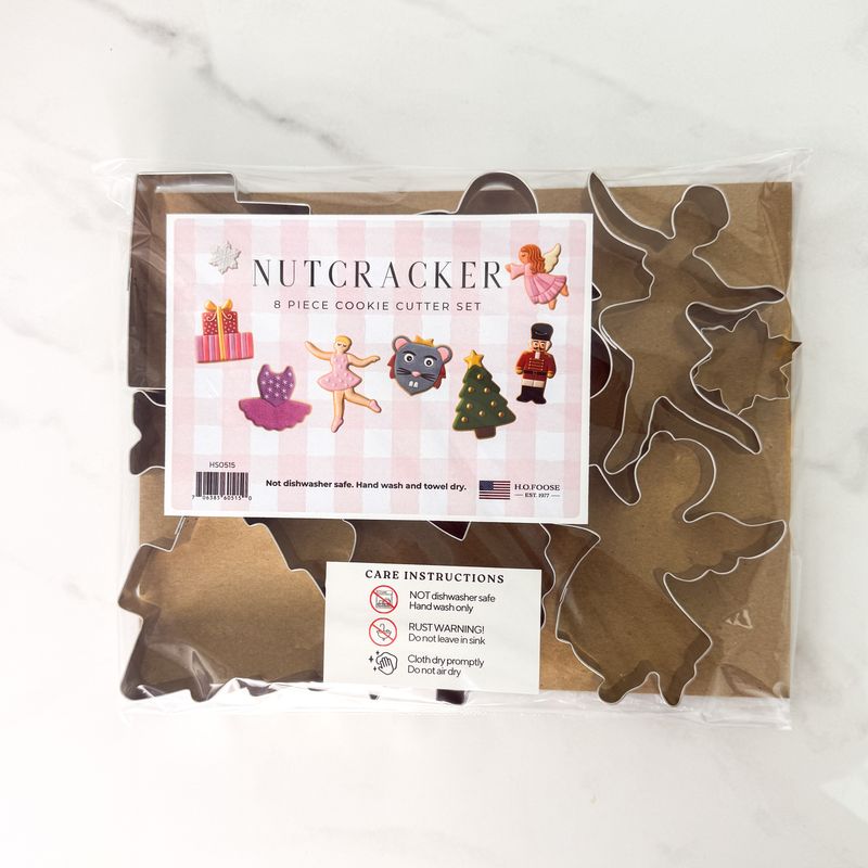 Nutcracker Christmas Ballet Cookie Cutter 8 Pc Set HS0515