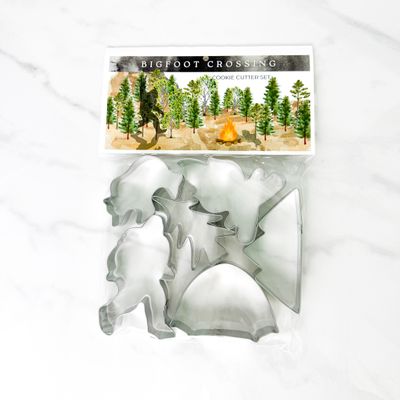 Bigfoot Crossing Cookie Cutter 6 Pc Set HS361
