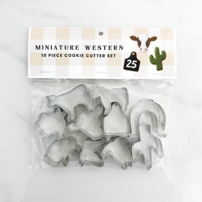 Miniature Western Ranch Cookie Cutter 10 Pc Set HS0561