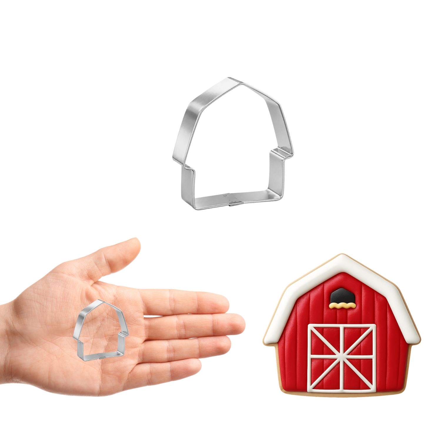 Miniature Barn Cookie Cutter 1.75 in M211