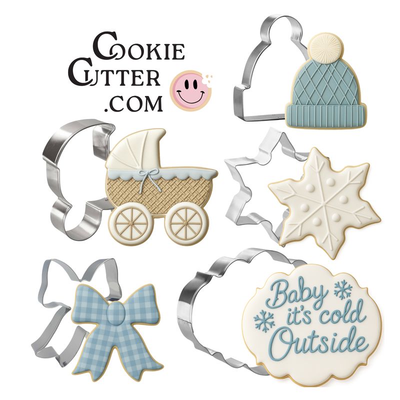 Baby It's Cold Outside Baby Shower 5 pc. Set HS0581 Baby it’s cold outside cookie cutter set