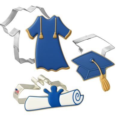 Graduation Cookie Cutter Set 3 Pc HS0526
