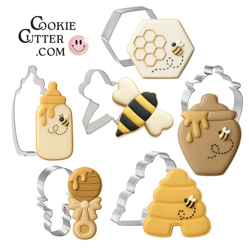 Little Honey Baby Shower 6 Pc Set HS0585 Little Honey Baby Shower 6 Pc Set HS0585