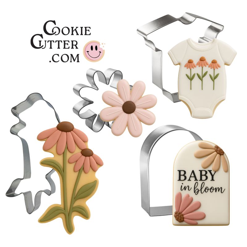Baby In Bloom Baby Shower 4 pc. Set HS0584 Baby In Bloom Baby Shower 4 pc. Set HS0584