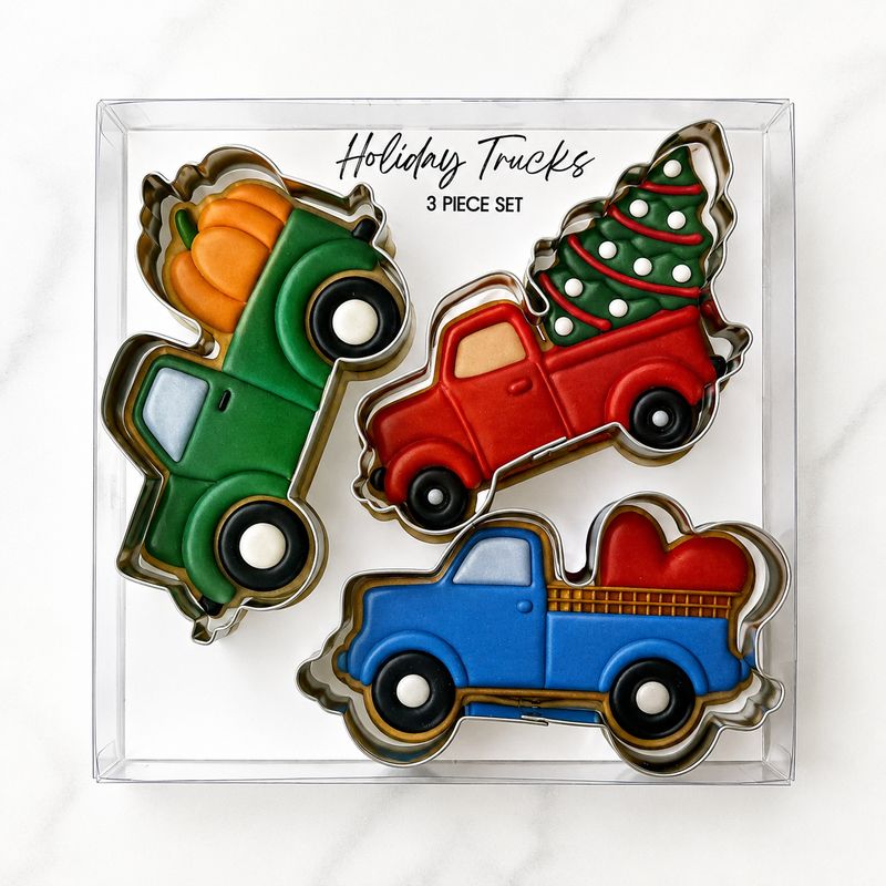 Holiday Truck 3pc Box Set L9055