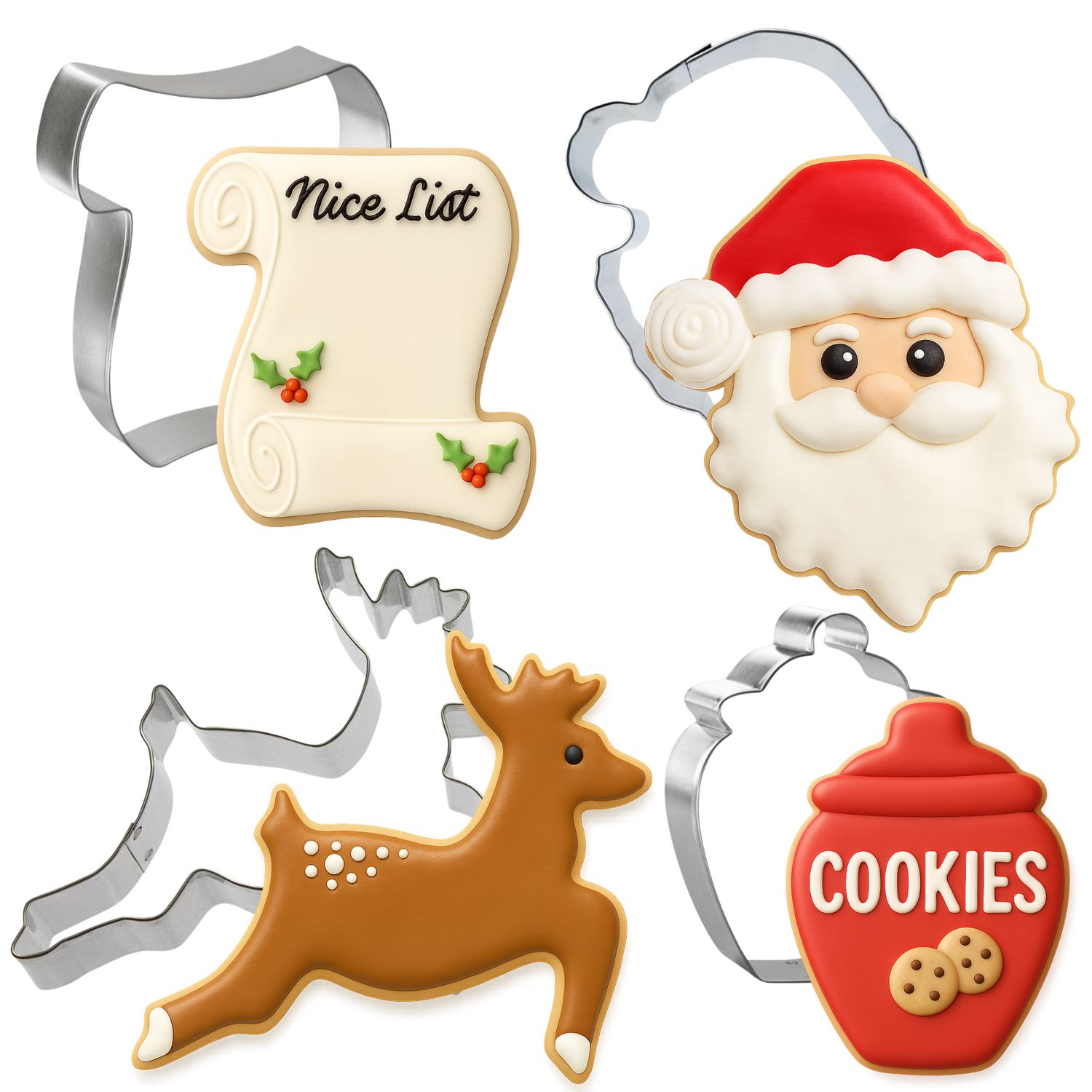 Santa's Cookies 4 Pc Box Set L9058
