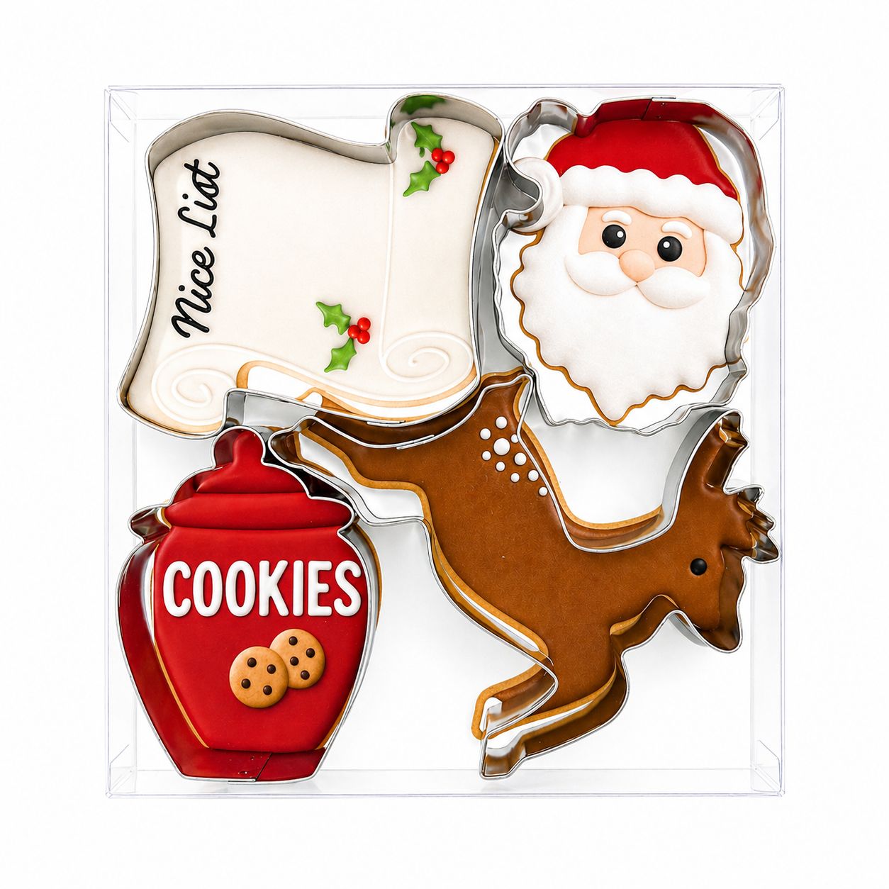 Santa's Cookies 4 Pc Box Set L9058