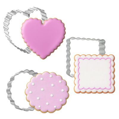 Fluted/Scalloped Cookie Cutter 3 Pc Set HS0619 Fluted/Scalloped Cookie Cutter 3 Pc Set HS0619