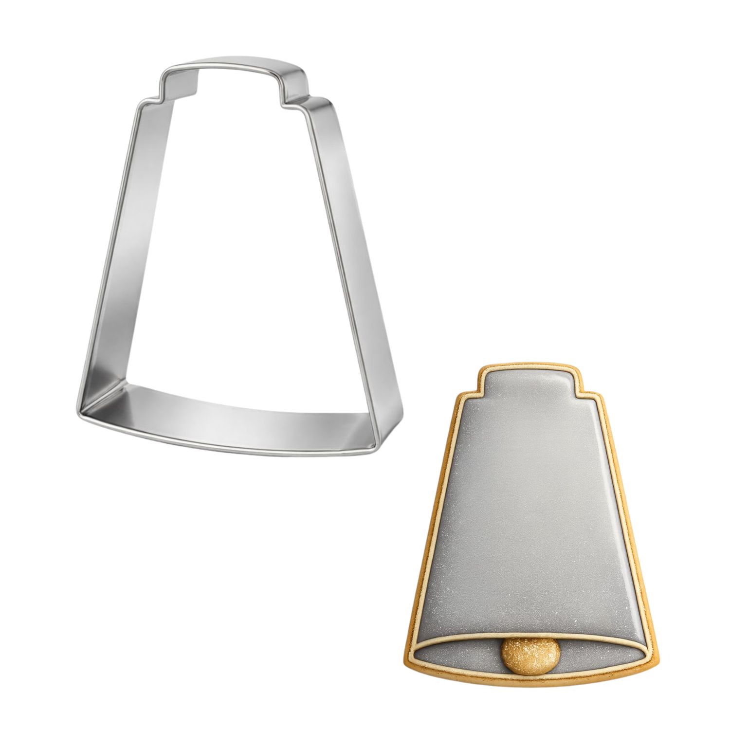 Cowbell Cookie Cutter 4.25 in B2057