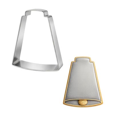 Cowbell Cookie Cutter 4.25 in B2057