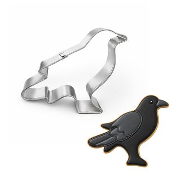 Black Bird Crow Cookie Cutter 4 Inch B2060 Black Bird Crow Cookie Cutter 4 Inch B2060