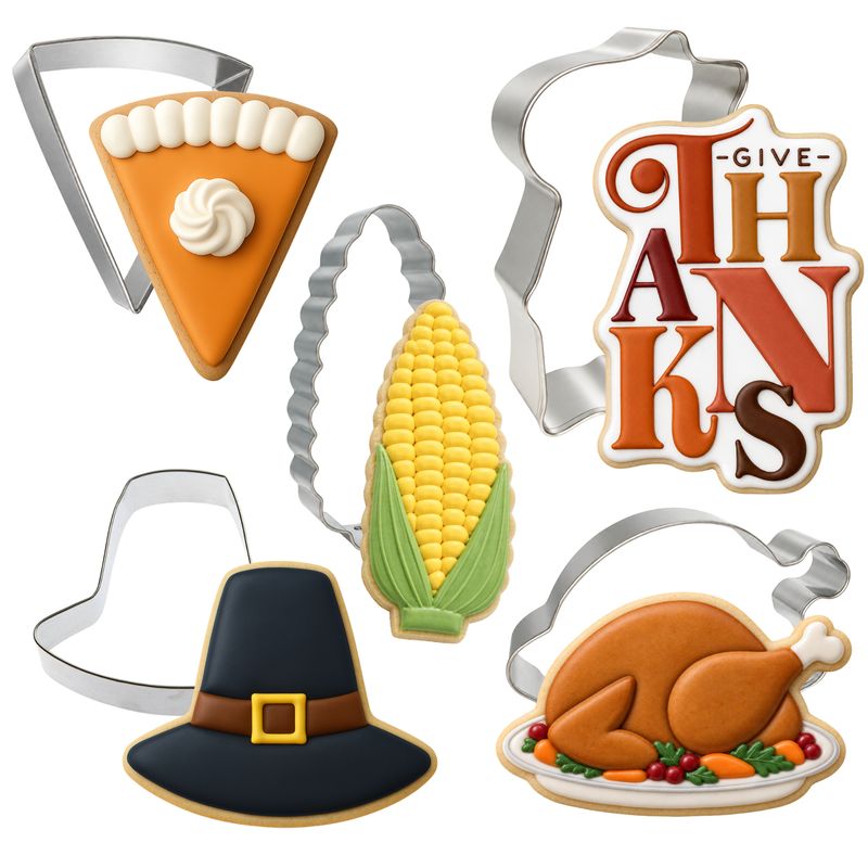 Give Thanks 5 Pc. Cookie Cutter Set L9079 Give Thanks 5 Pc. Cookie Cutter Set L9079