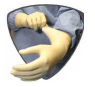 Radiation Protection Gloves "Attenuator X" - Model AX