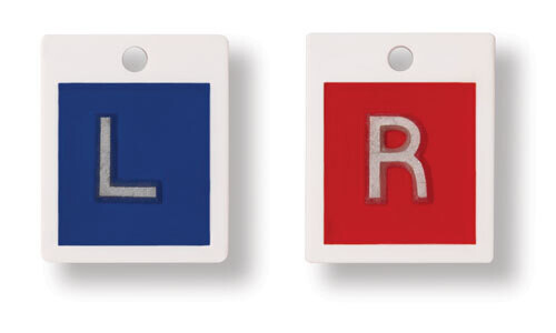 Embedded Plastic Markers - Square (1/2" L & R)