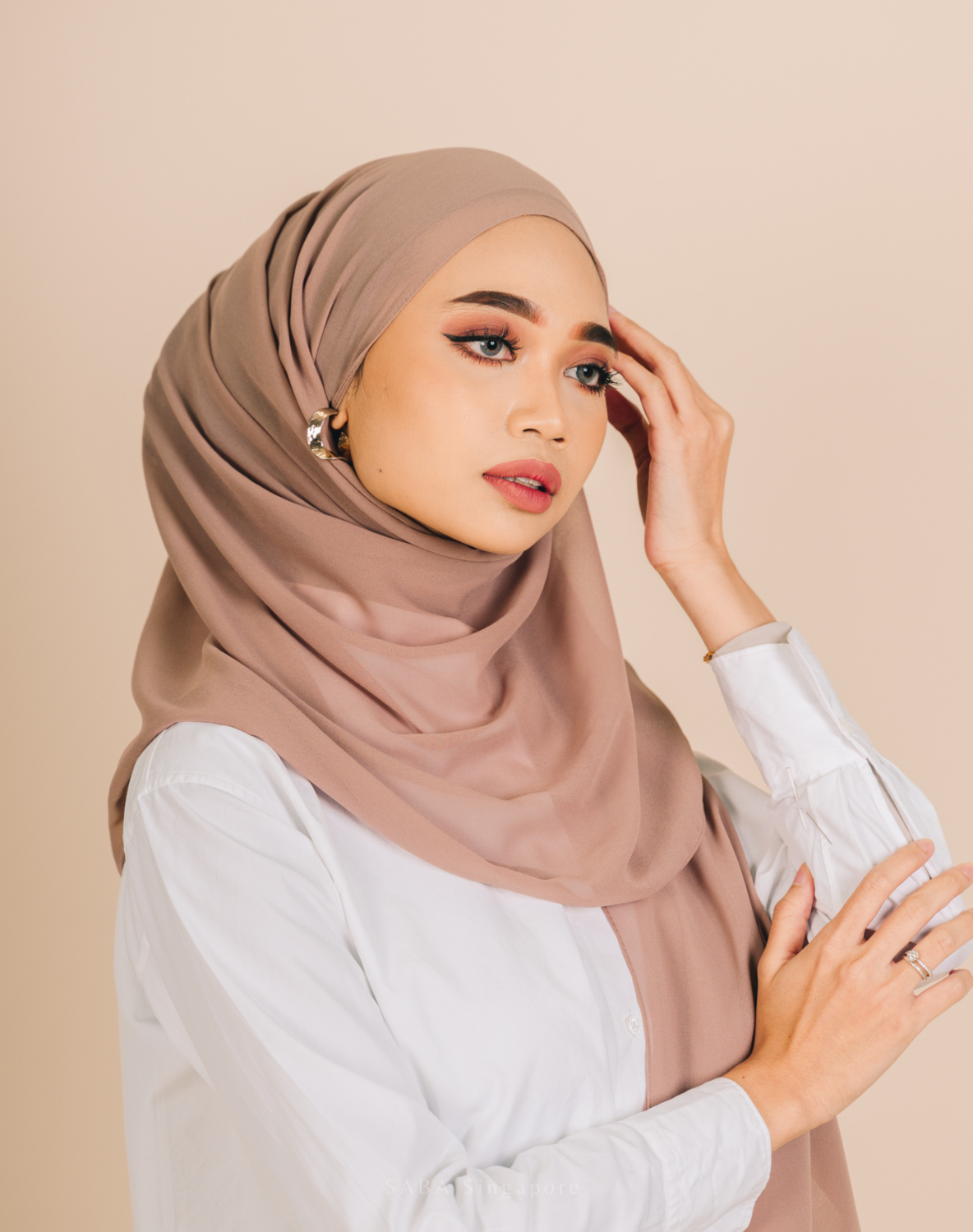 Essential Chiffon Hijab - Russett